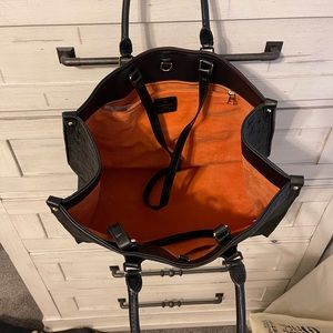 LV black extra large tote bag